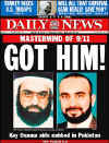 Khalid Shaikh Mohammed is captured. Click on the newspaper front cover image for a larger view.